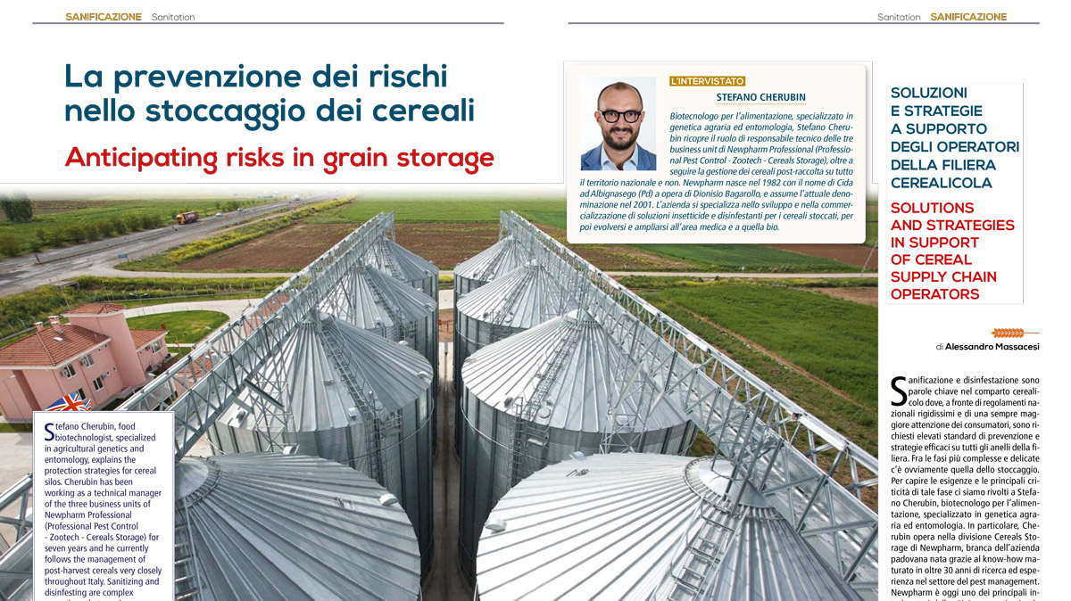La prevenzione dei rischi nello stoccaggio dei cereali